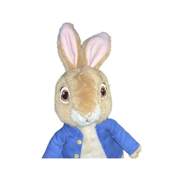 9" PETER RABBIT MOVIE PLUSH STUFFED ANIMAL 2018 JUST PLAY COLUMBIA PICTURES TOY - Picture 2 of 11